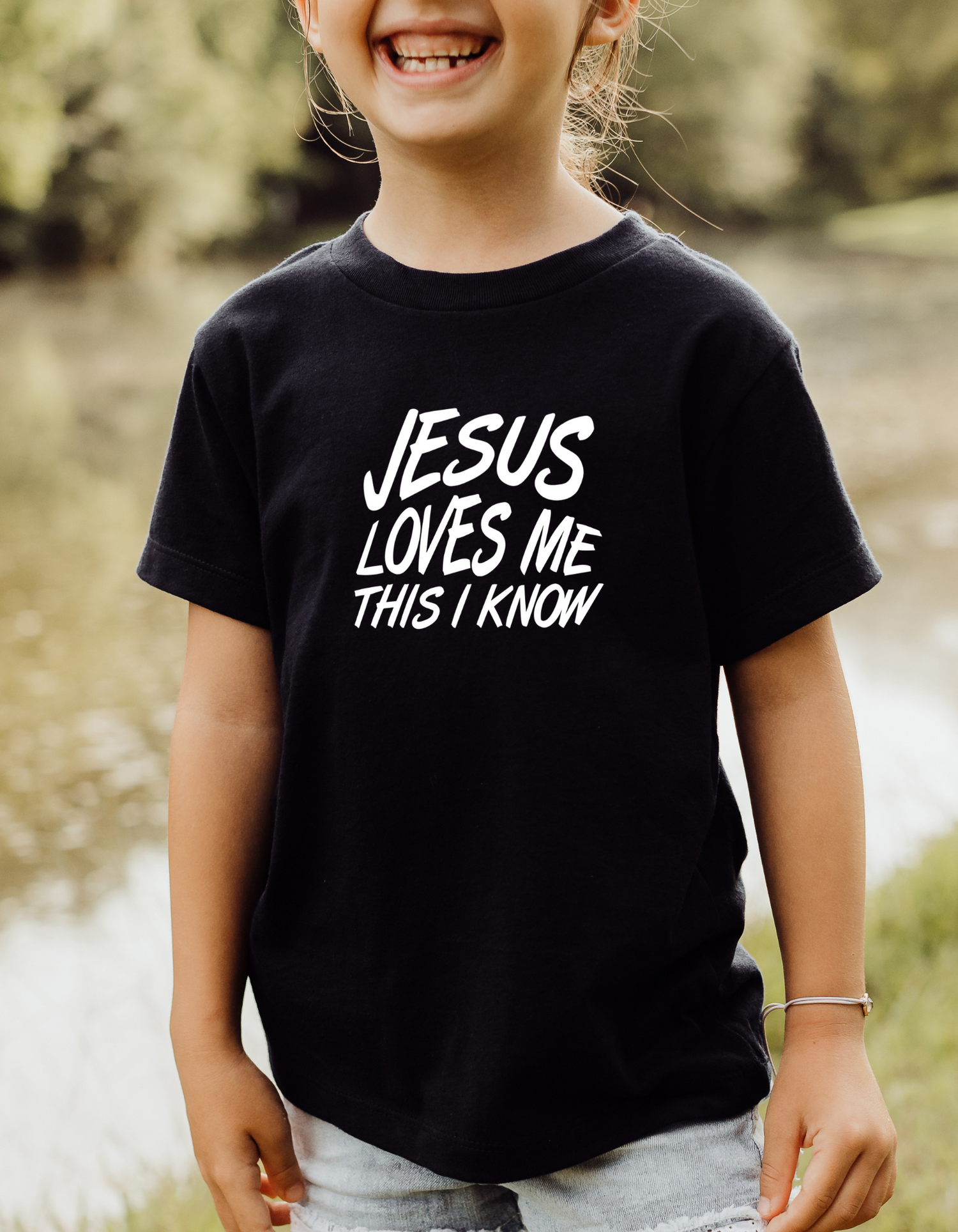 JESUS LOVES ME KIDS SHORT SLEEVE TEE