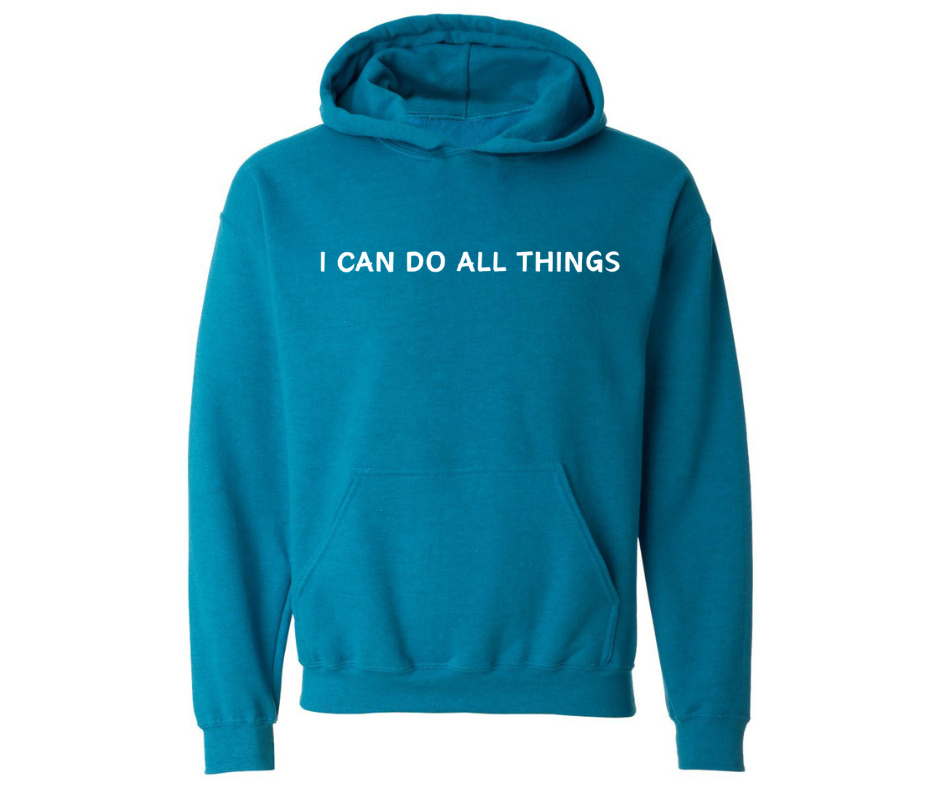 I CAN DO ALL THINGS ADULT HOODIE