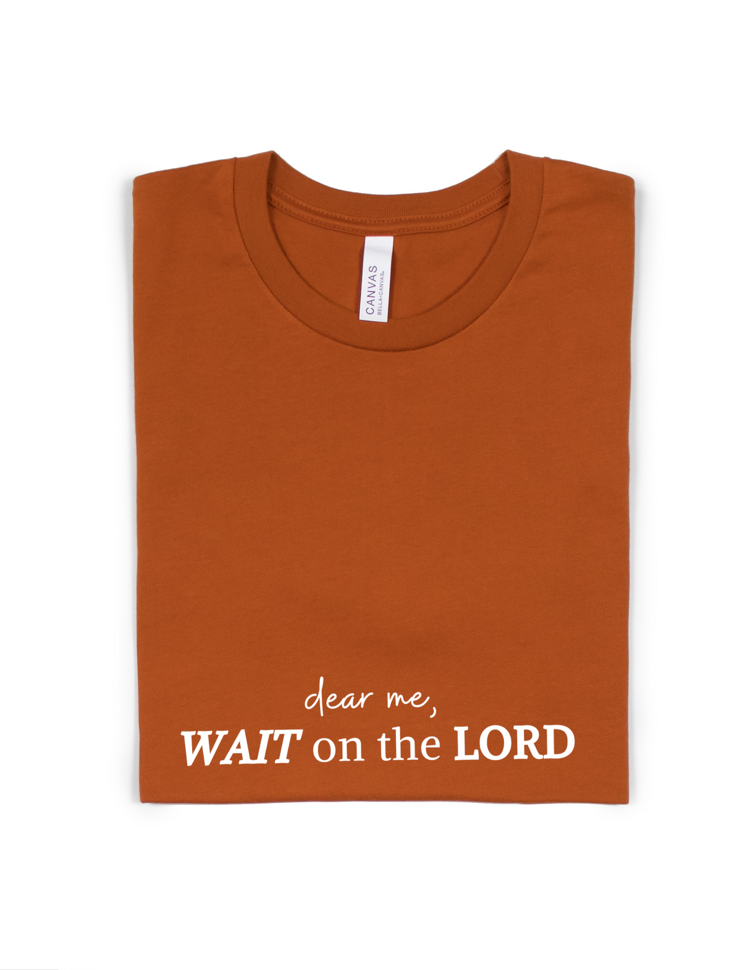 WAIT ON THE LORD ADULT UNISEX TEE