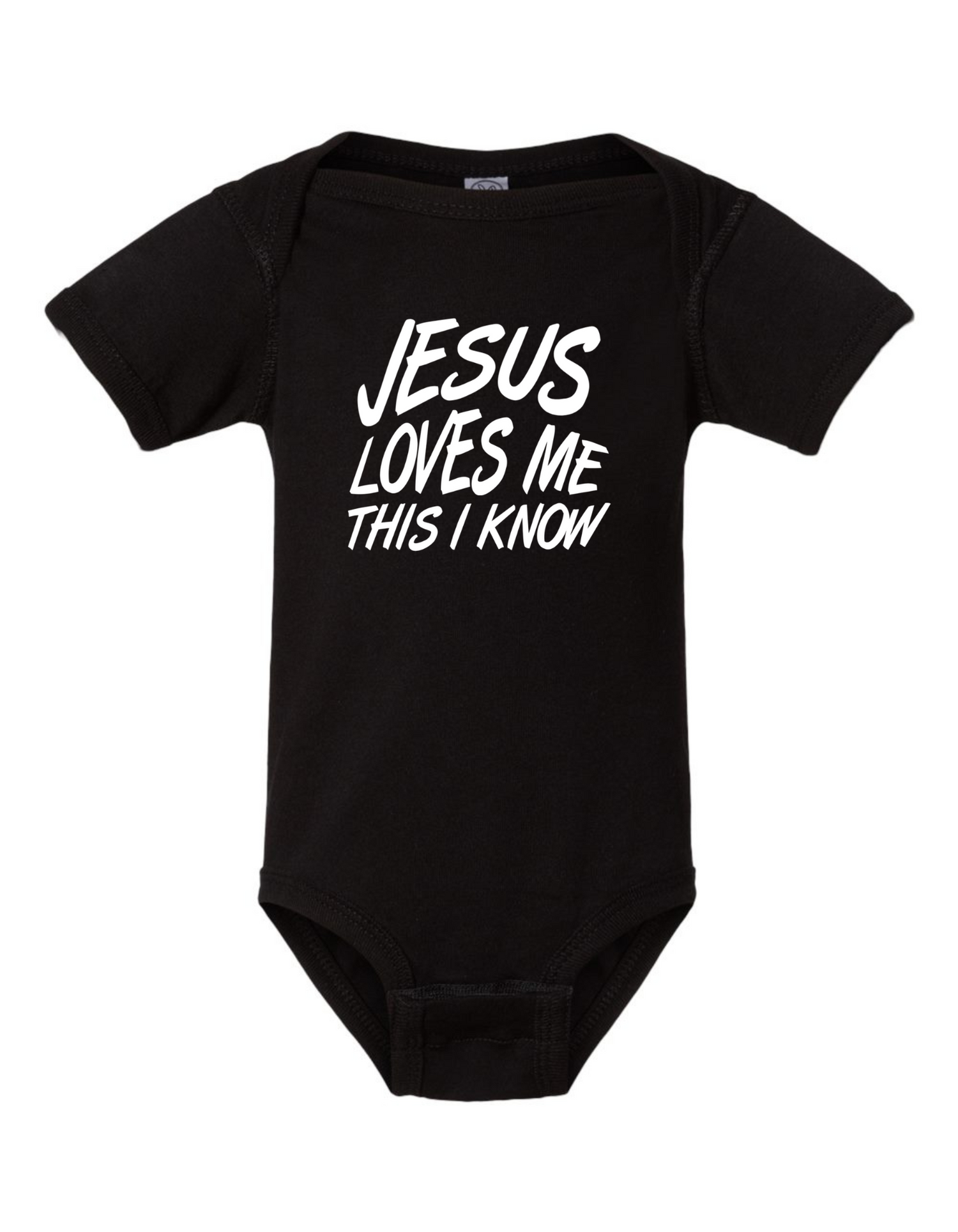 JESUS LOVES ME BABY BODYSUIT