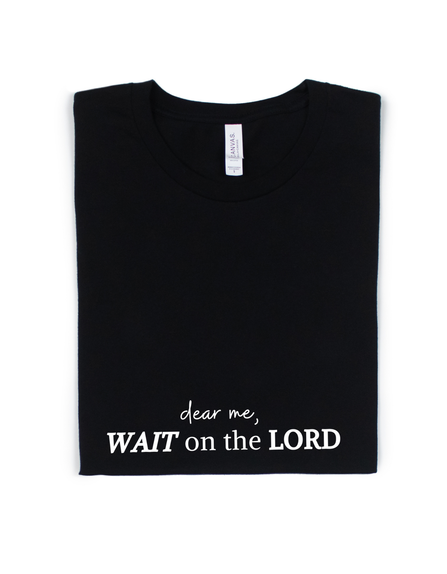 WAIT ON THE LORD ADULT UNISEX TEE