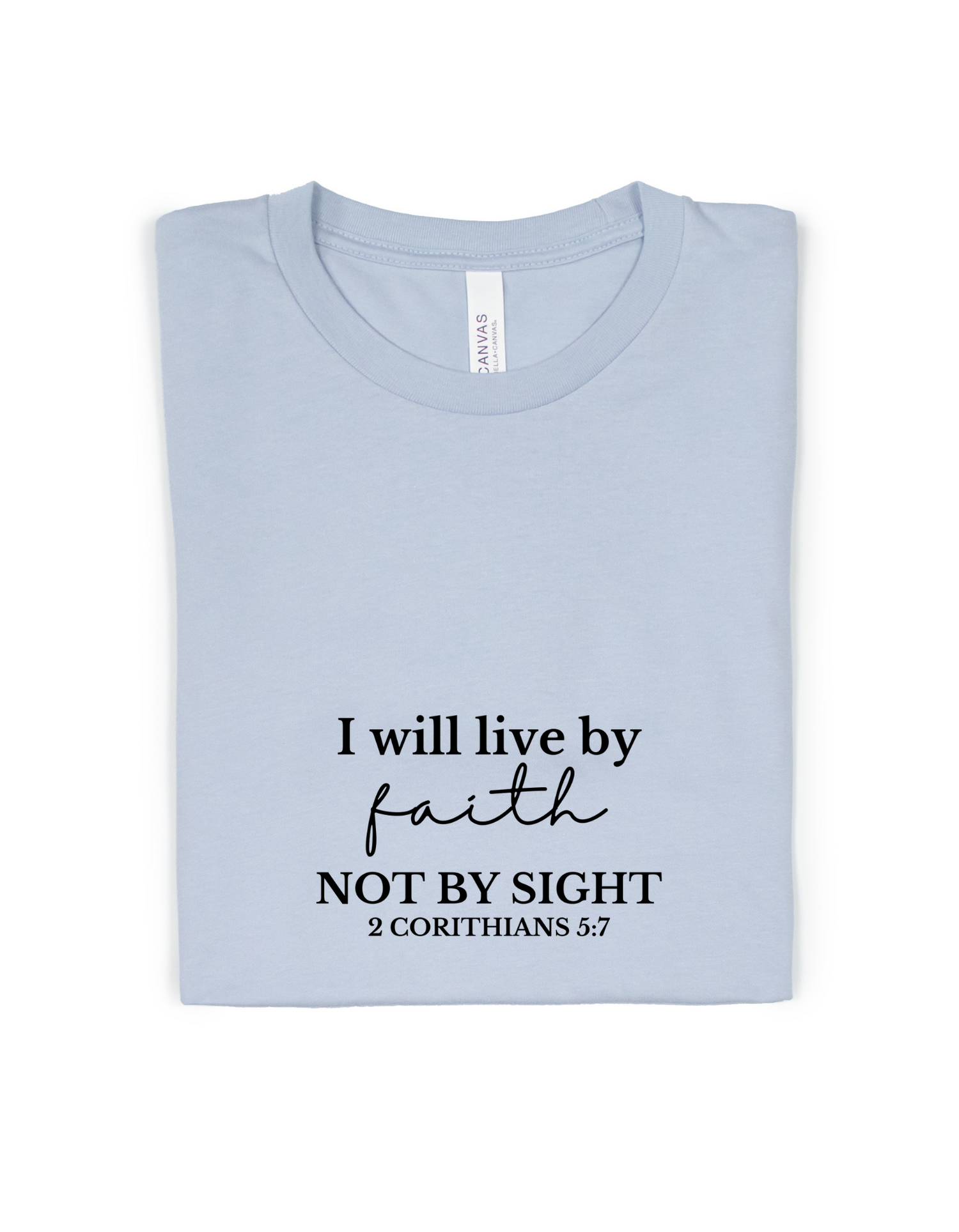 LIVE BY FAITH ADULT UNISEX TEE