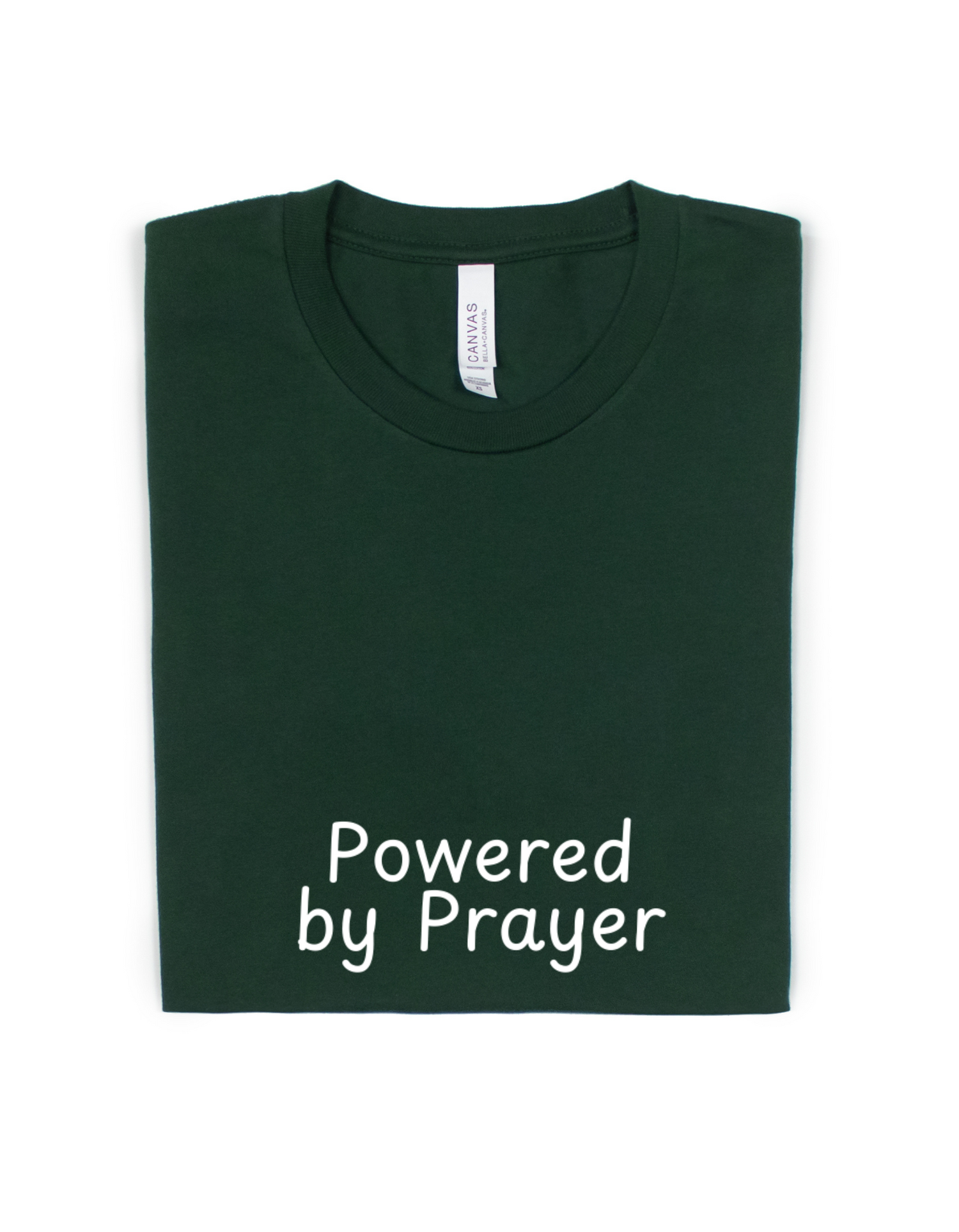 POWERED BY PRAYER ADULT UNISEX TEE