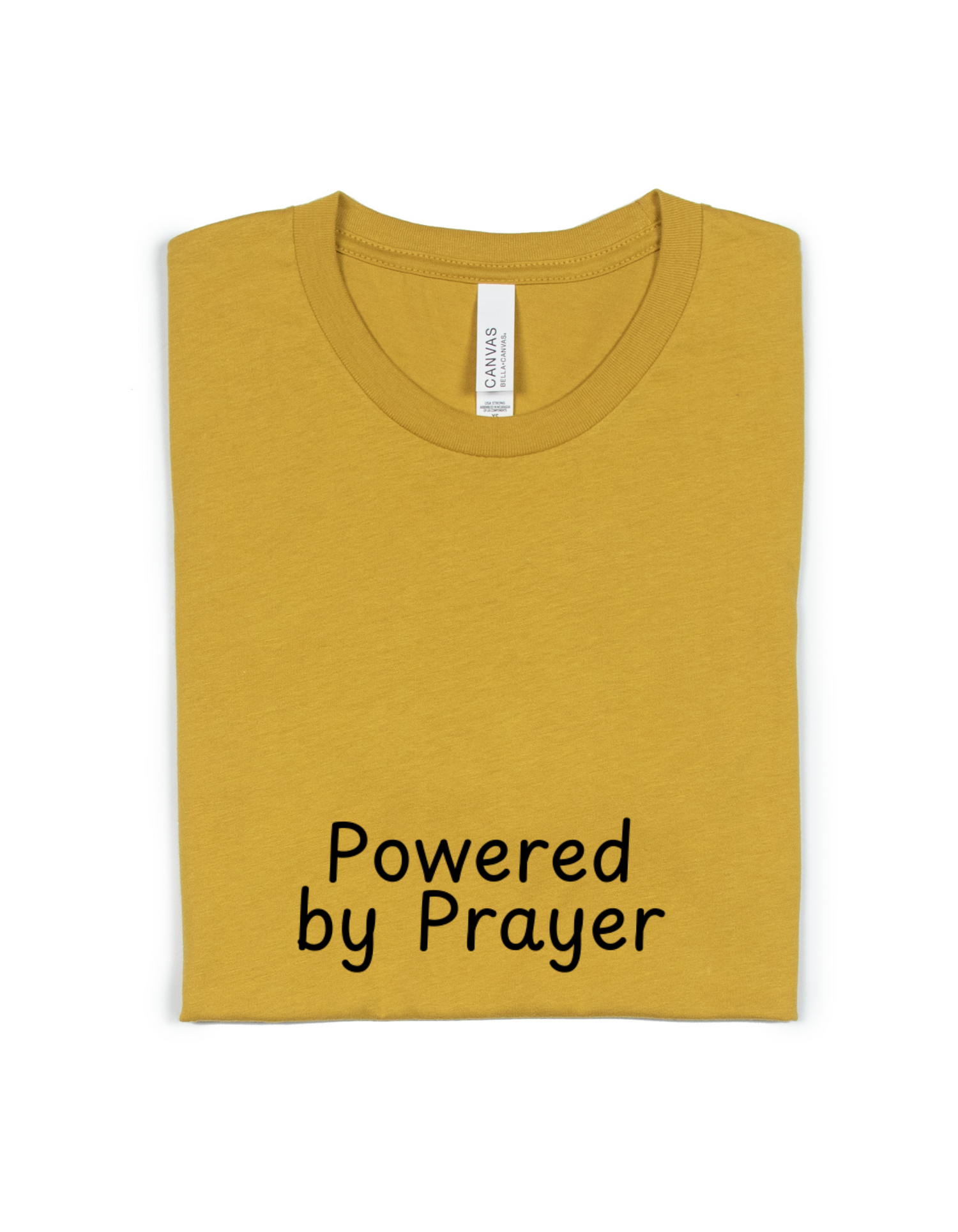 POWERED BY PRAYER ADULT UNISEX TEE