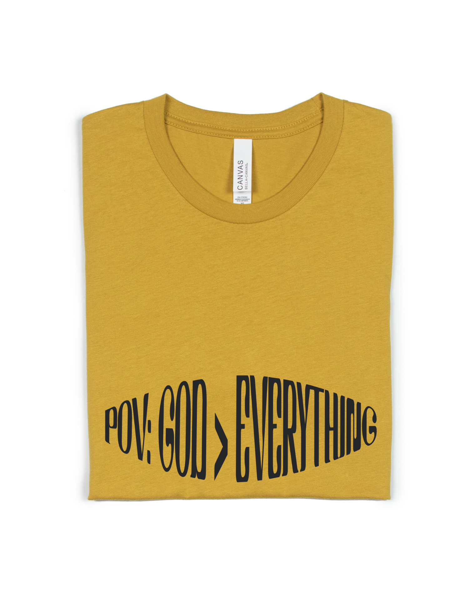 POV: GOD > EVERYTHING ADULT UNISEX TEE