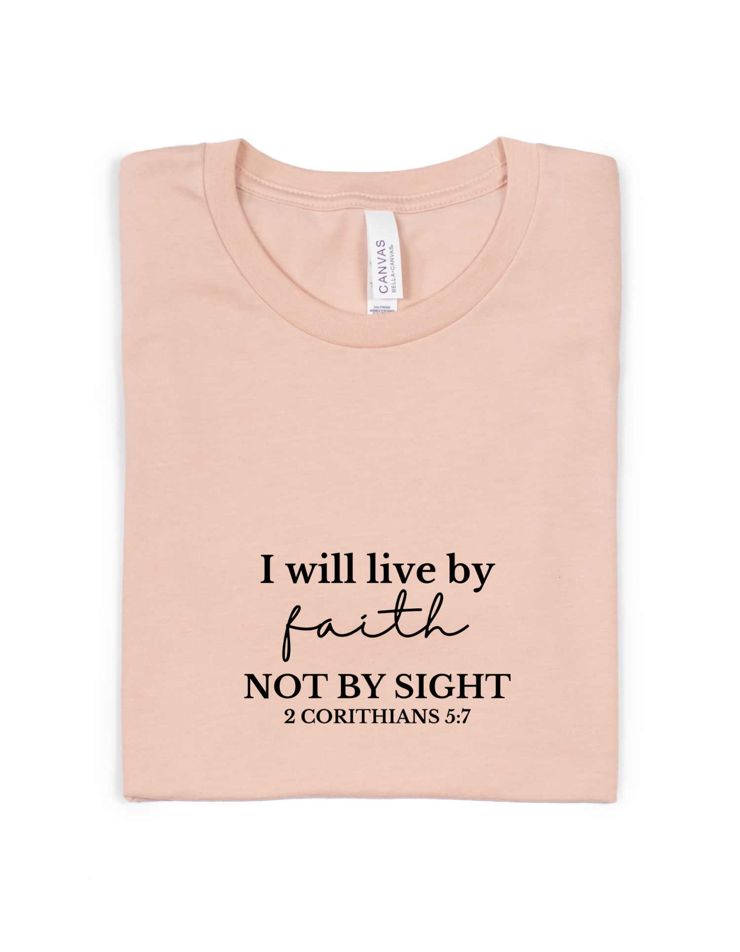 LIVE BY FAITH ADULT UNISEX TEE