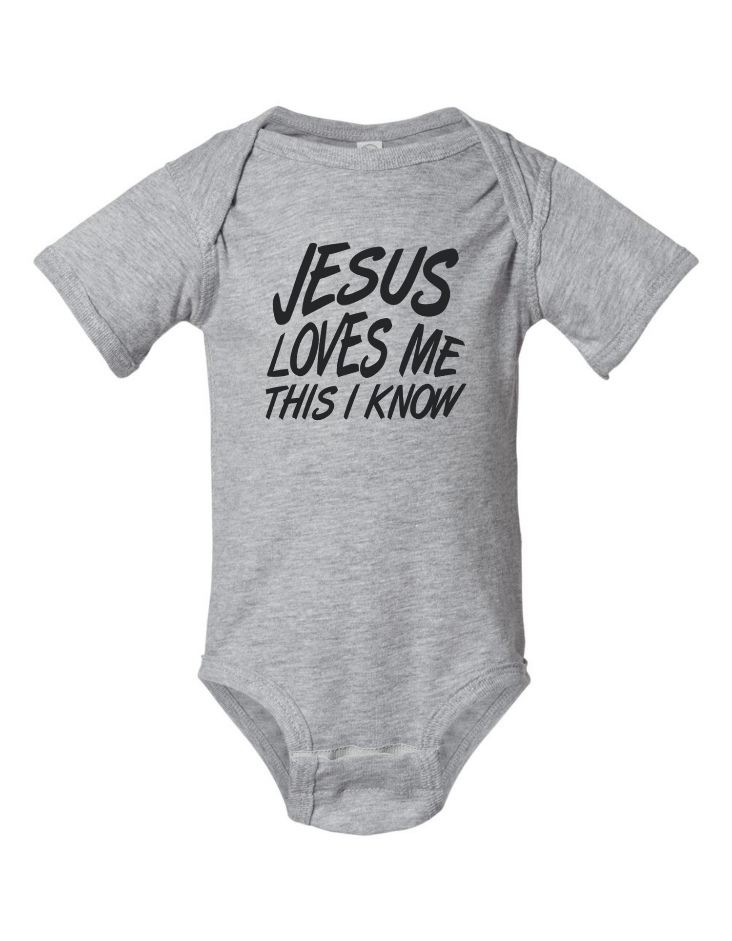 JESUS LOVES ME BABY BODYSUIT