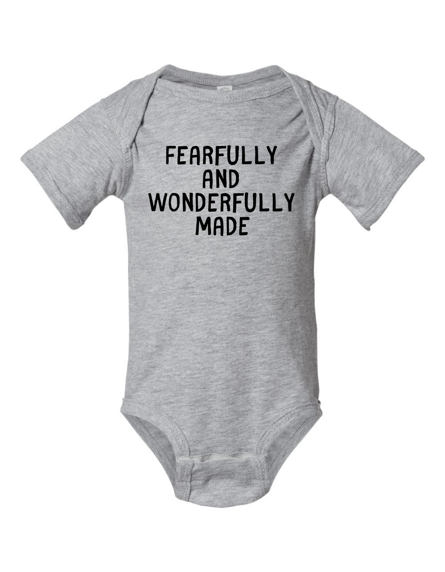 FEARFULLY AND WONDERFULLY MADE BABY BODYSUIT