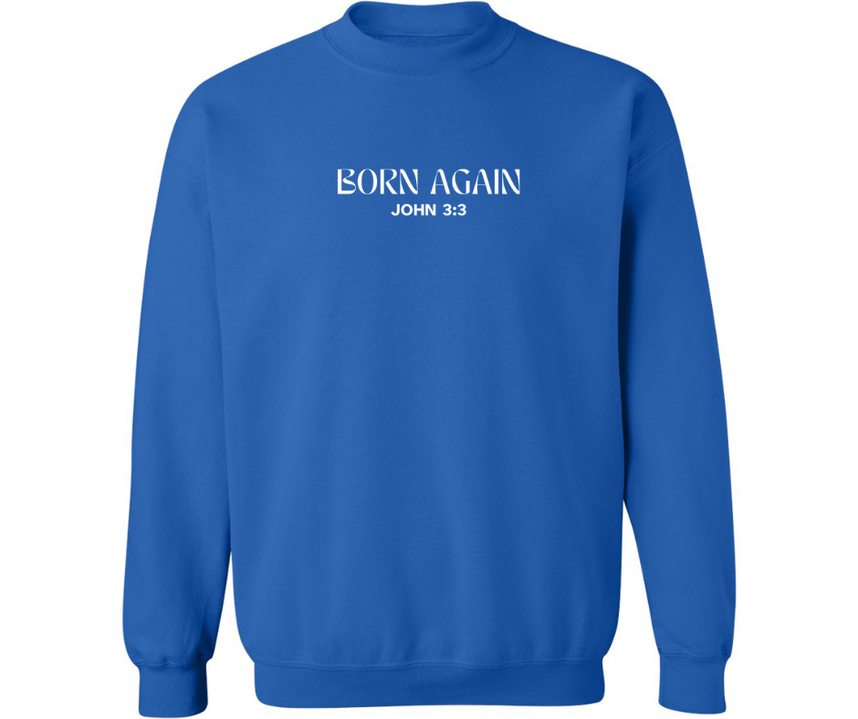 BORN AGAIN ADULT CREWNECK