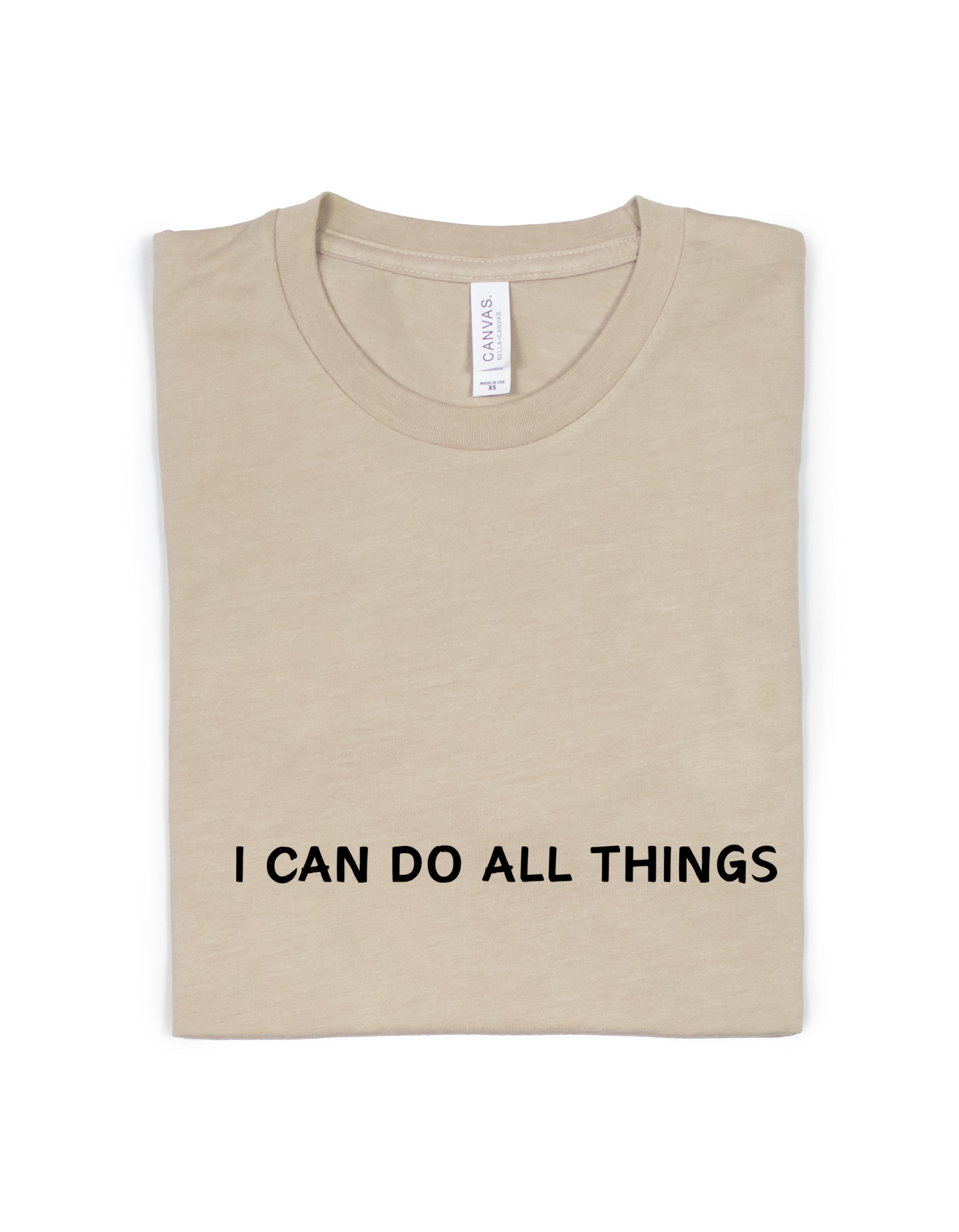 I CAN DO ALL THINGS ADULT UNISEX TEE