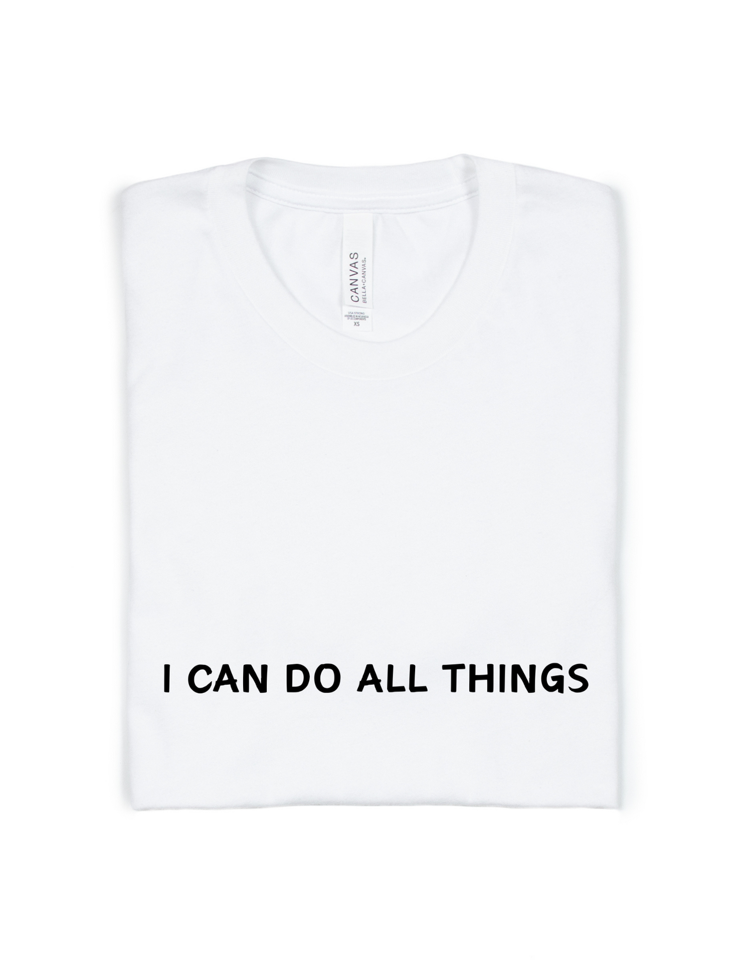 I CAN DO ALL THINGS ADULT UNISEX TEE