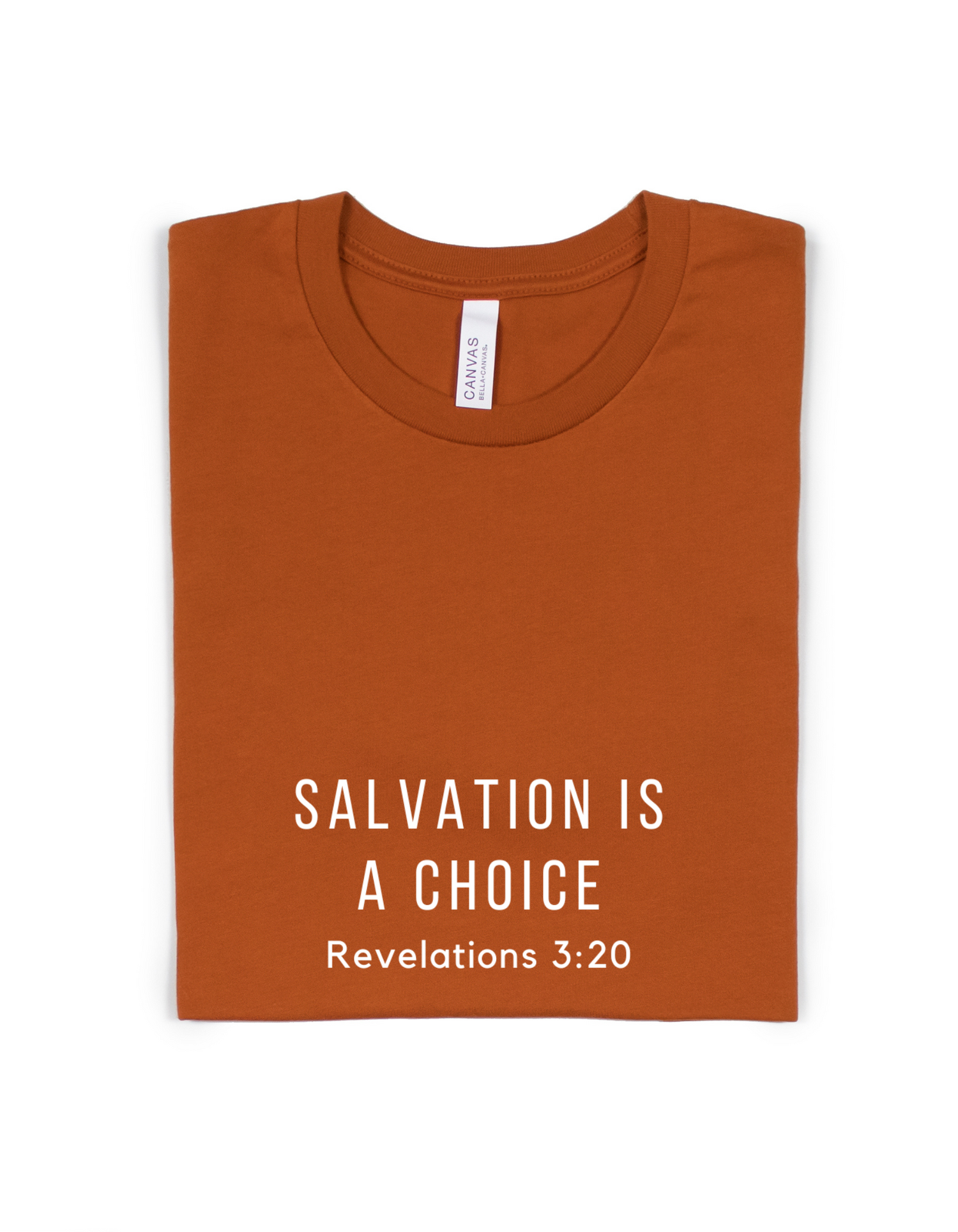 SALVATION IS A CHOICE ADULT UNISEX TEE