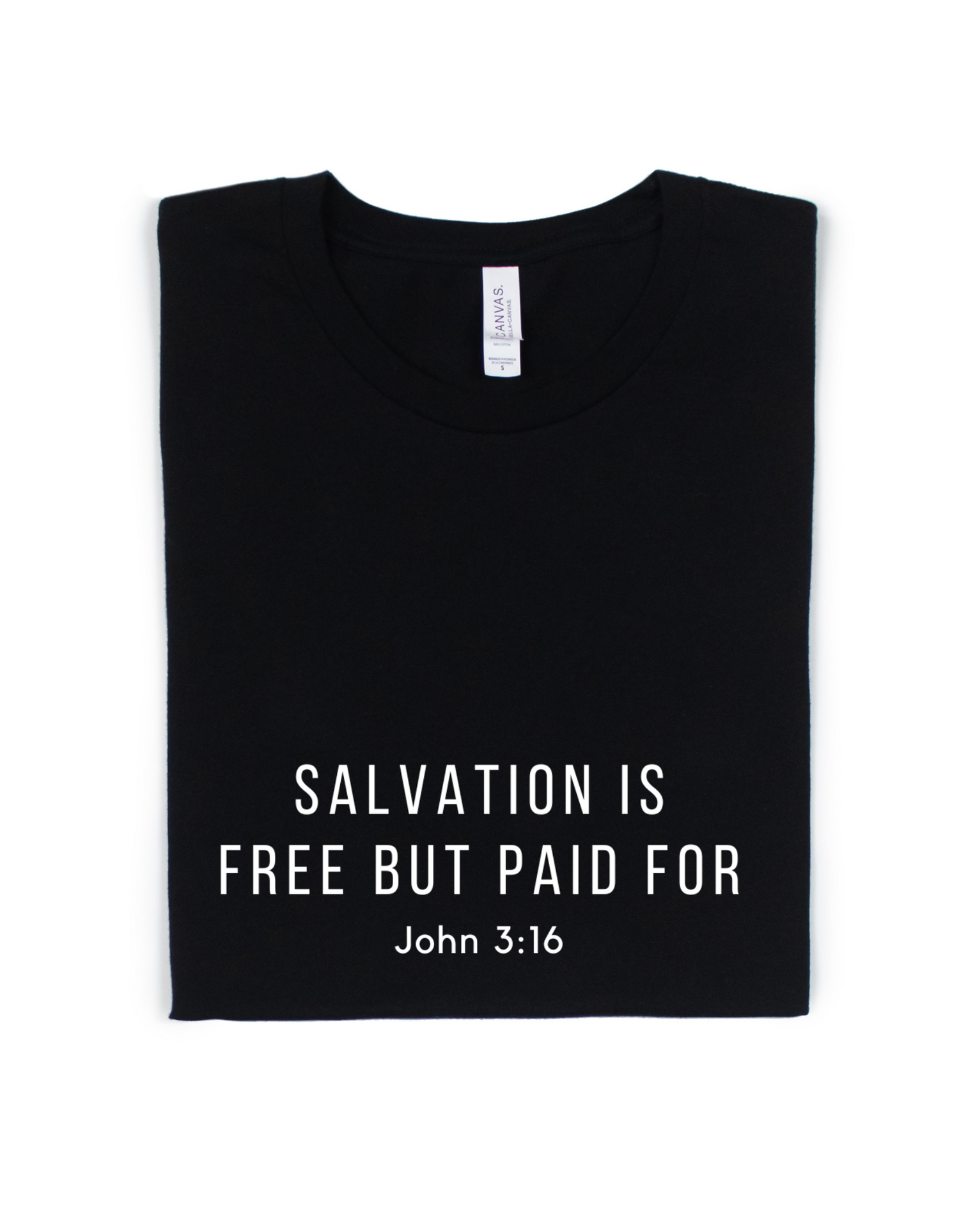 SALVATION IS FREE BUT PAID FOR ADULT UNISEX TEE