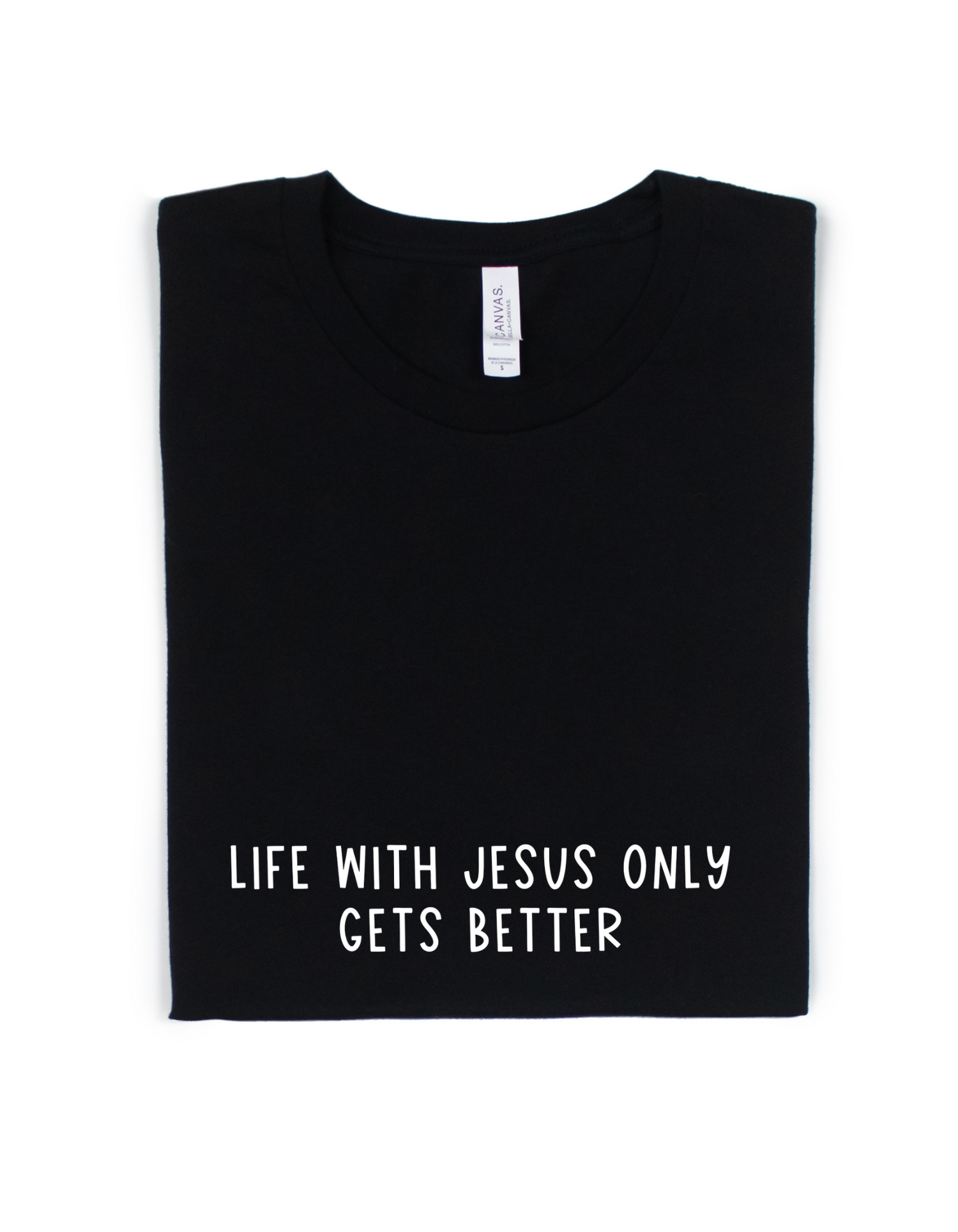 LIFE WITH JESUS ADULT UNISEX TEE