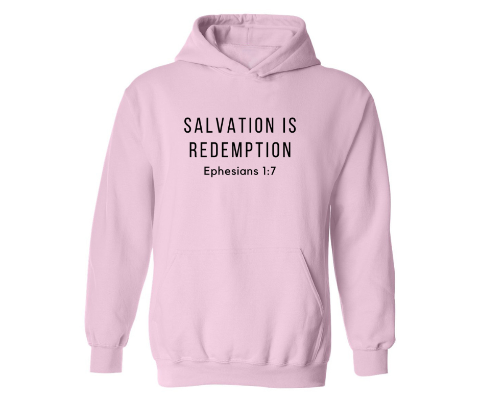 SALVATION IS REDEMPTION UNISEX ADULT HOODIE