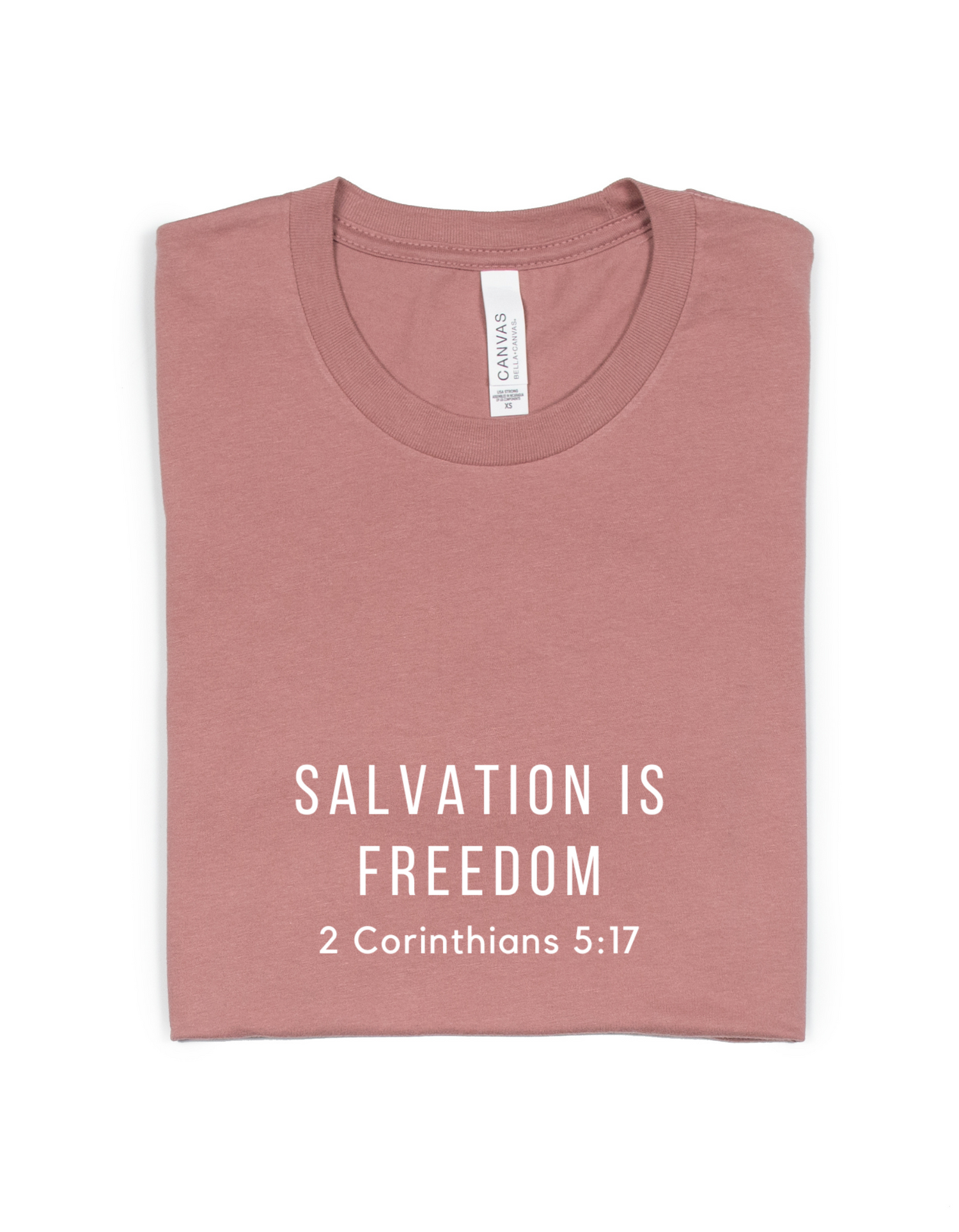 SALVATION IS FREEDOM ADULT UNISEX TEE