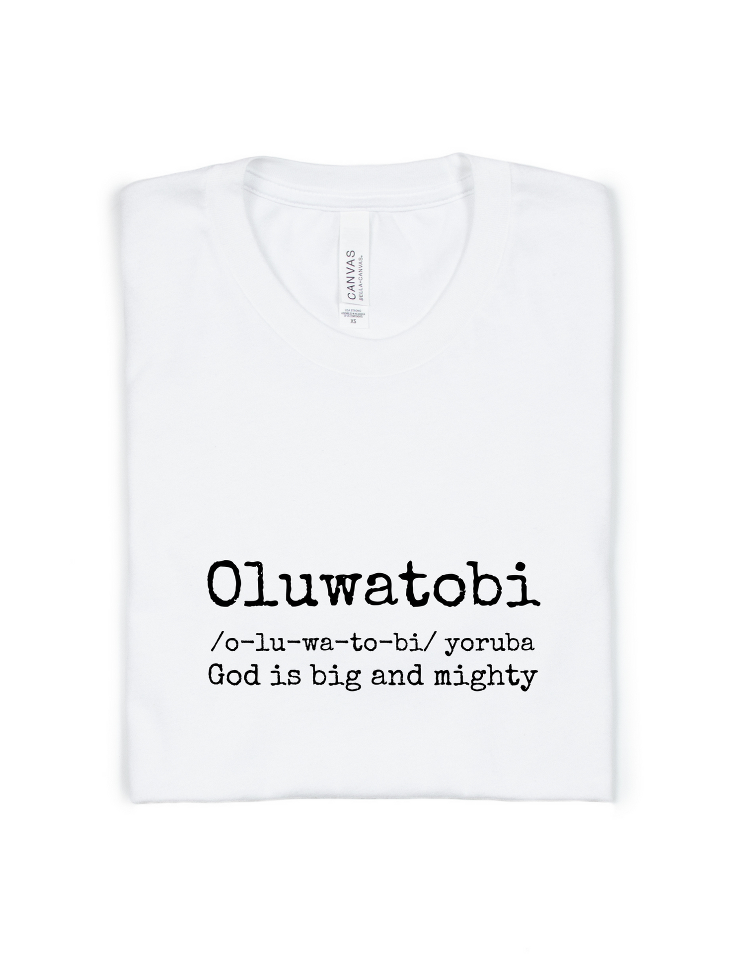 OLUWATOBI ADULT UNISEX TEE