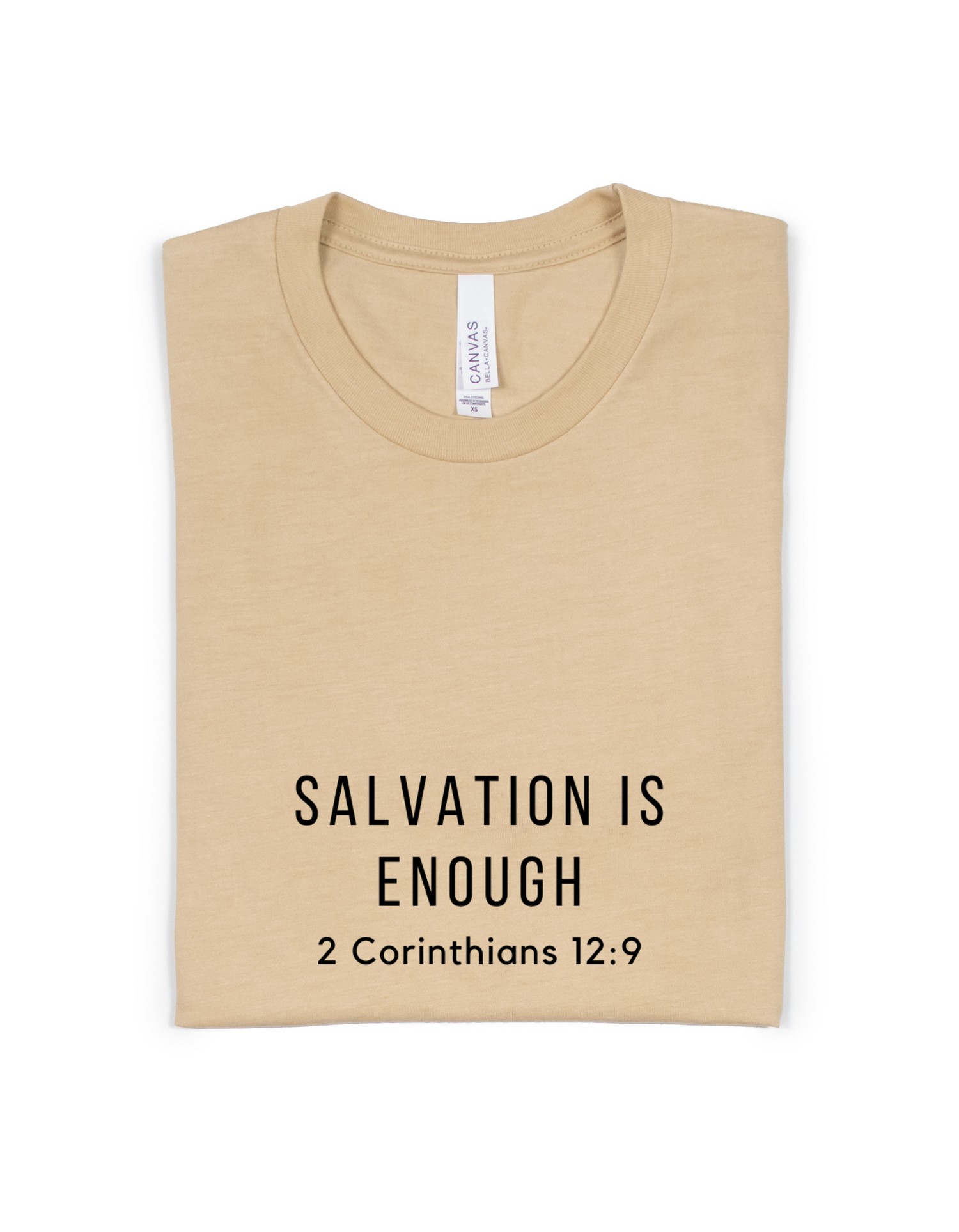 SALVATION IS ENOUGH ADULT UNISEX TEE