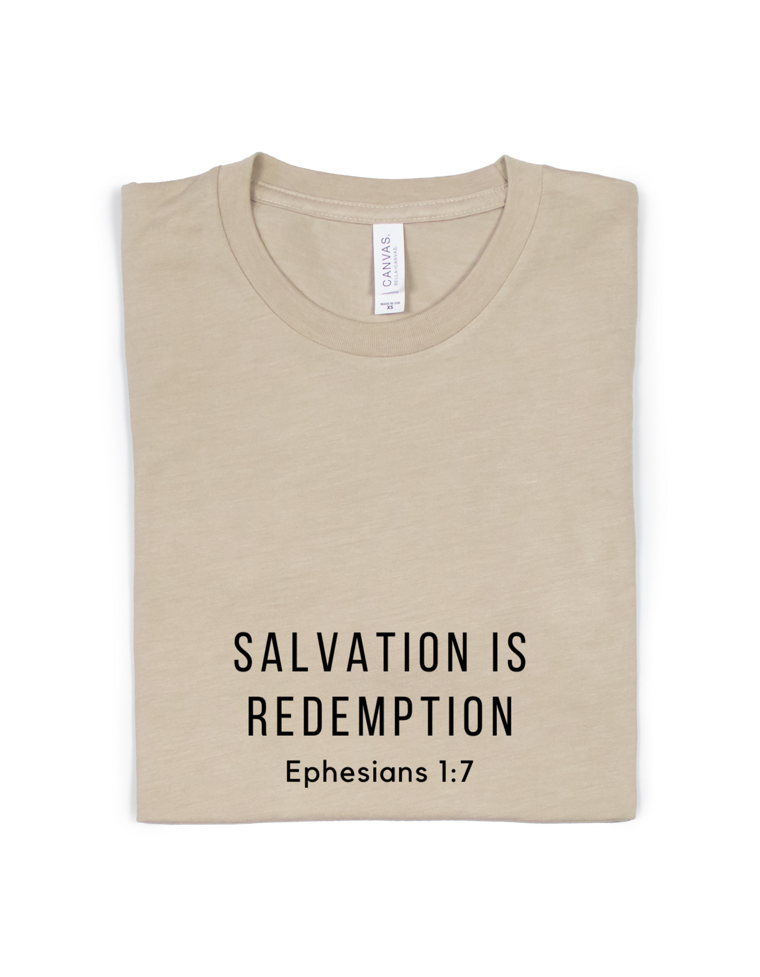 SALVATION IS REDEMPTION ADULT UNISEX TEE