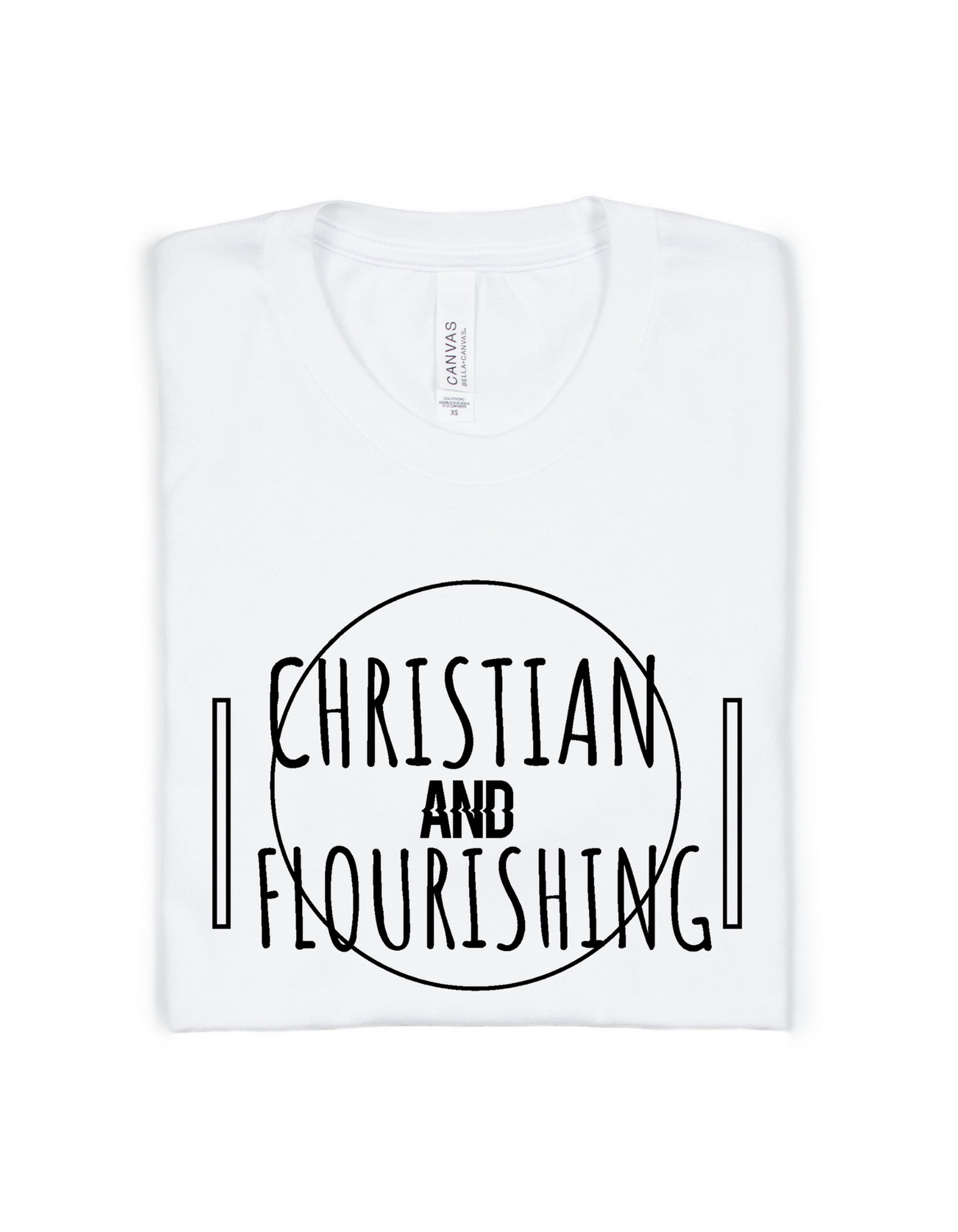 CHRISTIAN AND FLOURISHING ADULT UNISEX TEE