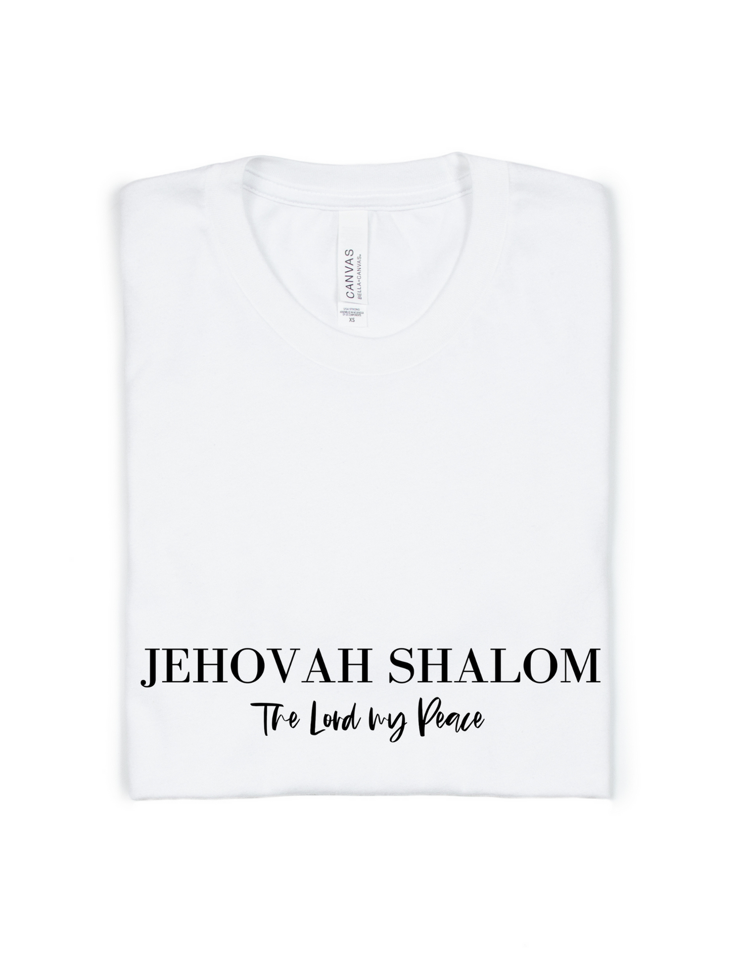 JEHOVAH SHALOM ADULT UNISEX NAME TEE